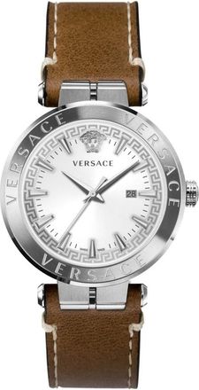 Versace Aion 44 mm Horloge - Heren - Horloges - Bruin - ONE Size - Accessoires