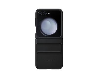 Samsung Funda Samsung Ef-vf731pbegww Z Flip5f731 Negra Con Solapa De Cuero Ecol&oacute;gico