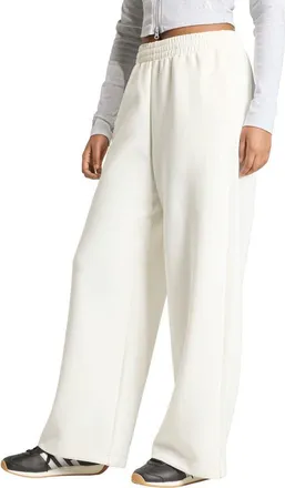 adidas Wide Leg Open Hem Pants in Off White at Nordstrom Rack, Size X-Large