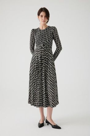 Exquise Ayanne Knit Midi Dress in Ecru at Nordstrom, Size Xx-Large