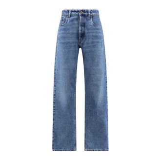 Miu Miu Dames, Jeans, Blauw, Maat: W28 Denim