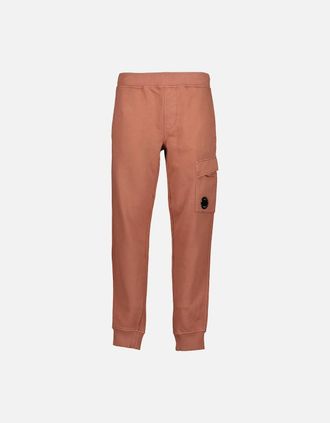 C.P. Company Mens Brushed Fleece Lens Sweatpants - Black - Size: 33/32/32