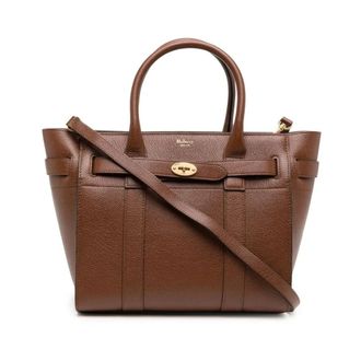 Mulberry Shopping Bags, female, Brown, ONE SIZE, Small Zipped Bayswater Tote Bag