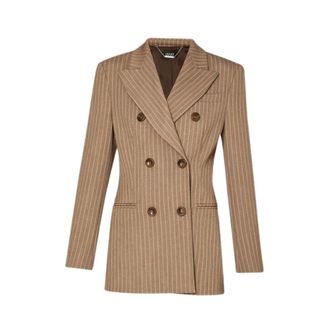 Liu Jo Chic Blazer Jacket - female - Liu Jo - Blazers - Brown - XL - Jackets