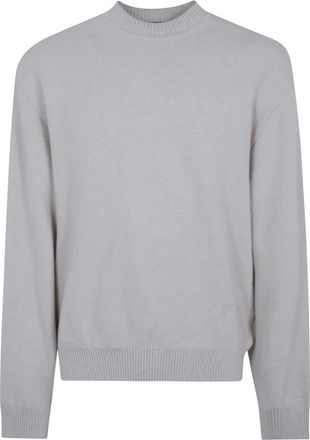 Jacquemus La Maille Pelota Ronde Hals - Heren - Ronde hals truien - Beige - M - Wol - Truien & Vesten