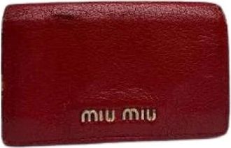 Miu Miu Pre-owned Portacarte Vintage - - Pre-owned - Donna - Rosso - ONE SIZE