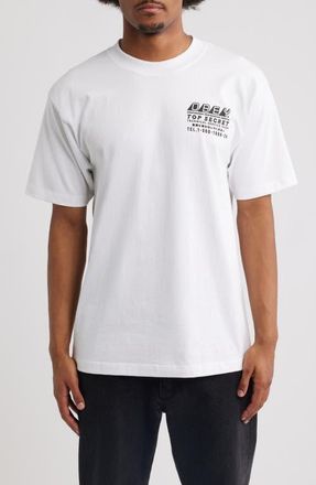 Obey Top Secret Graphic T-Shirt in White at Nordstrom, Size X-Large
