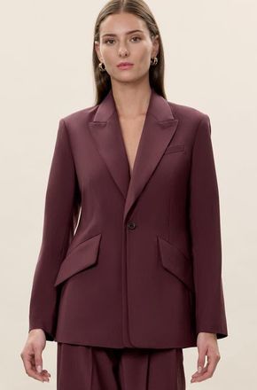 Rebecca Taylor Stevie Blazer in Plum at Nordstrom, Size 10