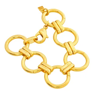 Federica Tosi Accessoires, Dames, Geel, ONE Size, Bracelet Gigi