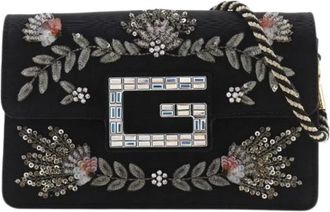 Gucci Pre-owned Cotone borse-gucci - - Pre-owned - Donna - Nero - ONE SIZE