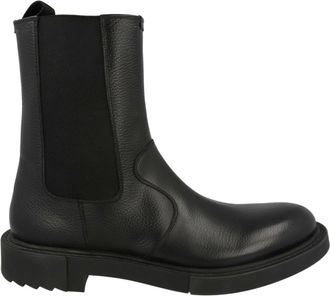 Ferragamo Loreno Leather Chelsea Boots