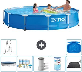 Intex Piscina Con Estructura Redonda - 366x76 Cm - 7-piezas S31559