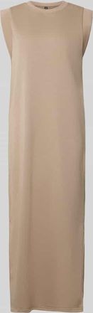 Pieces Regular Fit Sweatkleid aus Baumwoll-Mix Modell CHILLI SUMMER in Beige, Gr&ouml;&szlig;e XL