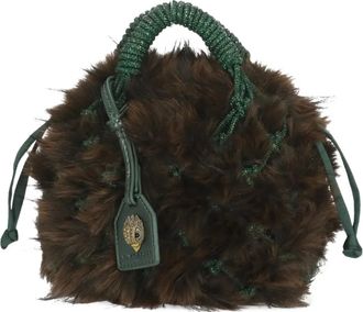 Kurt Geiger Borsa a spalla piccola con decorazione - Marrone