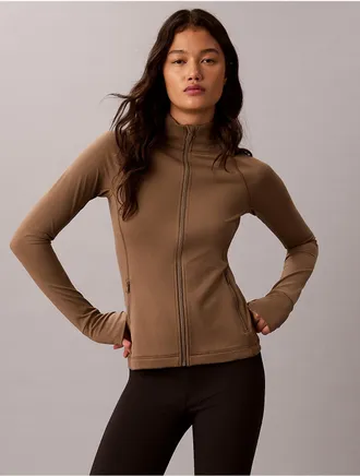 Calvin Klein Calvin Klein Womens Soft Sport Jacket - Brown - XL