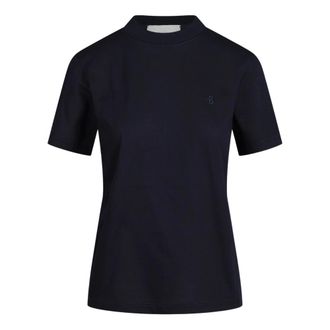 Ballantyne T-shirt Girocollo in Cotone - - Tops - Donna - Blu - M