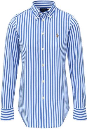 Polo Ralph Lauren Heidi Polo Shirt - Dames - Overhemden - Veelkleurig - M - Katoen - Overhemden