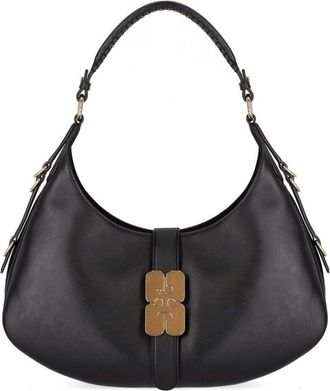 Ganni BORSA A SPALLA KAT SMALL NERA GANNI