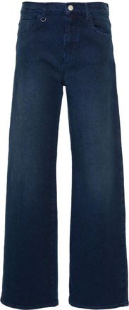 Emporio Armani J7E straight-leg jeans - women - Spandex/Elastane/Cotton - 29 - Blue