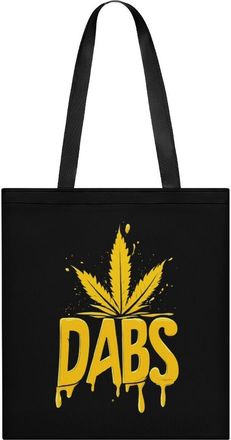 Generic Weed Dabs Womens Tote Casual Shopping Bag Lightweight Shoulder Bags Hobos Handbag for Work Travel Daily 35x40cm