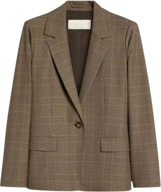 iBlues Ibllatino Blazer - Dames - Blazers - Bruin - L - Polyester - Jassen