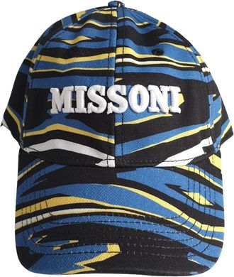 Missoni Katoenen Baseballpet - Dames - Petten - Blauw - ONE Size - Katoen - Accessoires