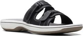 Clarks Breeze Piper Slide Sandal in Black at Nordstrom Rack, Size 11