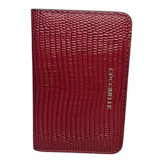 Coccinelle Portafoglio Morbido Metallizzato - - Accessories - Donna - Rosso - ONE SIZE