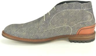 Floris Van Bommel Grijs Print Bott. N. - Heren - Veterlaarzen - Grijs - 41 1/2 EU - Schoenen