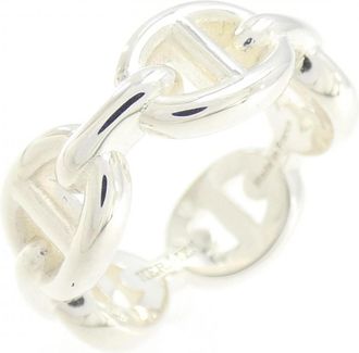 Herm&egrave;s Silver 925 Band Ring (Pre-Owned)