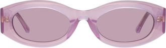 Linda Farrow THE ATTICO BERTA ATTICO38 C10 Mens Sunglasses Pink Size 54