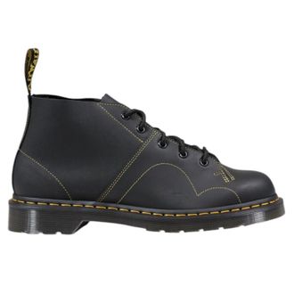 Dr. Martens Church Greasy Smooth Leather Unisex Ankle Boots - Black - Size:UK 6.5