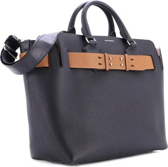 Burberry Belt Leather Medium tote bag - Zwart