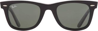 Ray-Ban Wayfarer Green Square Unisex Sunglasses RB2140 129431 50