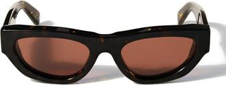 Off-white Sunglasses Ow1050 6064 Honolulu Brown/Brown Unisex