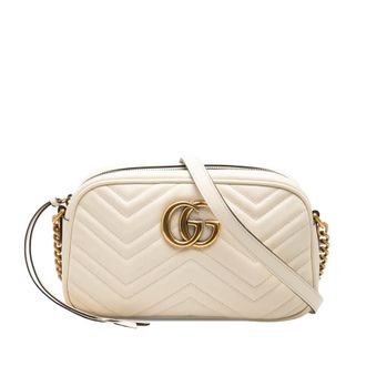 Gucci Pre-owned Gucci Small GG Marmont Matelasse Calfskin Crossbody Ladies BNFB6WW44F57C848