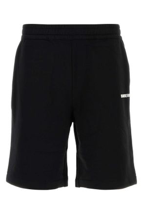 Burberry Black Cotton Bermuda Shorts
