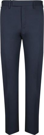 Pantaloni Torino Slim-fit broek - Heren - Slim Fit Broeken - Blauw - M - Leer - Broeken