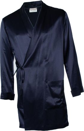 Saint Laurent Saint Laurent, blauwe zijden kimono 2022
