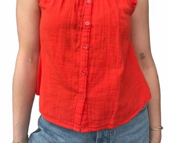 Dear John Denim Jancea Top In Red