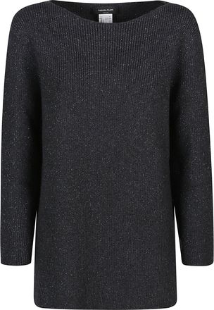 Fabiana Filippi Ribbed Virgin Wool Blend Sweater