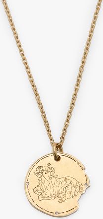 Victoria Beckham Aries Zodiac Necklace