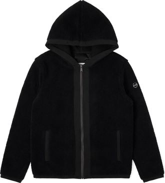 Freddy Giacca Donna in Sherpa e Polar Fleece con Zip e Cappuccio