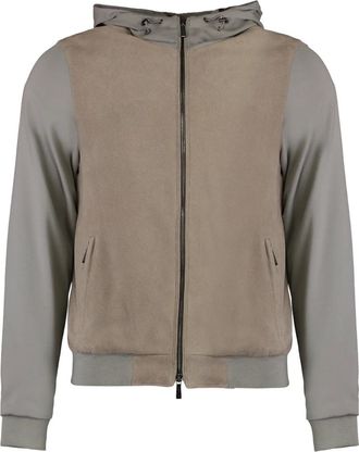 Moorer Amadeo jack met capuchon en rits - Beige