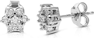 Vir Jewels 1/12 cttw Lab Grown Diamond Composite Earrings in Sterling Silver With Push Backs For Women