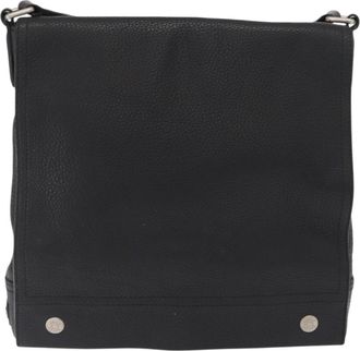 Bally Vintage Leather Leather Shoulder Bag Bag (Pre-Owned)