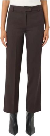 Emme Di Marella Pantaloni dritti Ghinea - - Trousers - Donna - Marrone - M