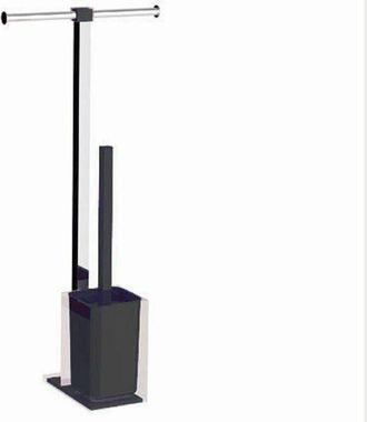 Gedy Gedy Ra321400000 Rainbow Columna Portarrollo+escobillero Negro - Ref: Ra321400000