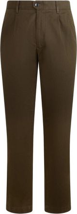 Slowear Rechte katoenen broek - Heren - Chinos - Groen - W30 - Katoen - Broeken