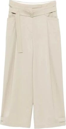 Low Classic LOW Classic, Broeken, Dames, Beige, S, Wol, Double Waist Broeken
